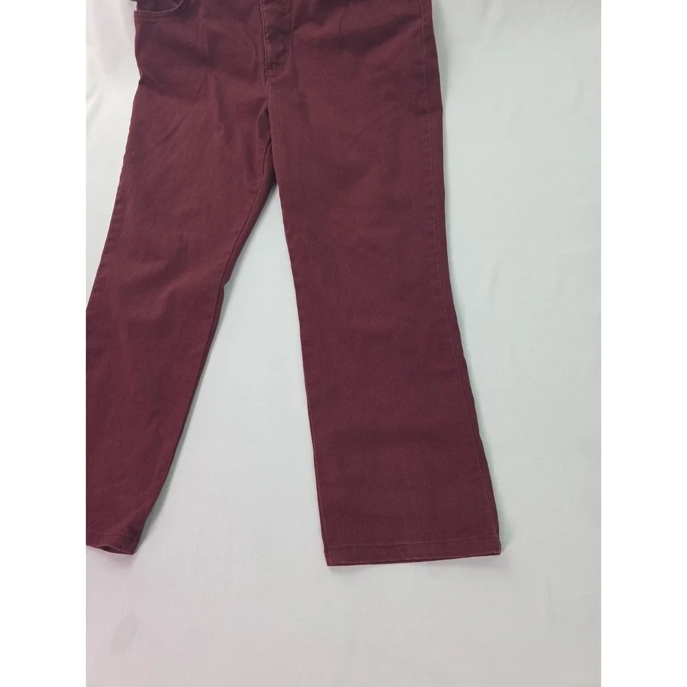 Lee Platinum Label Classic Fit Straight Leg Stretch Jeans, Red, Womens 31x24.5